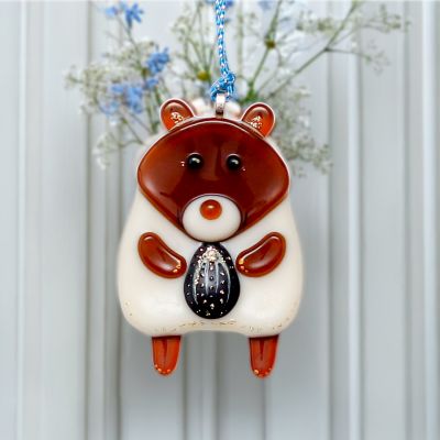 handmade glass hamster