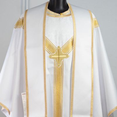 Chasuble and Stole with Embroidered Crosses sh-23-29-3