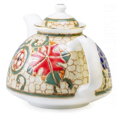 ceramic grape teapot