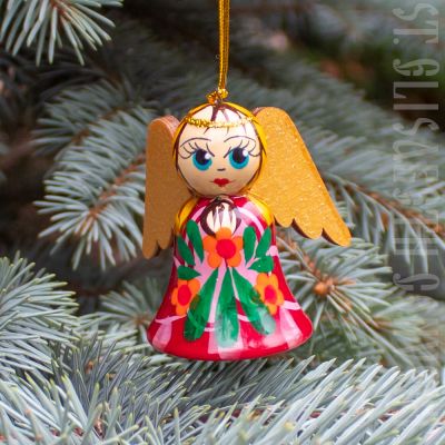 wooden angel, a Christmas gift, Souvenir , christmas tree decoration