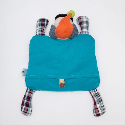 linen puppy pillow for children