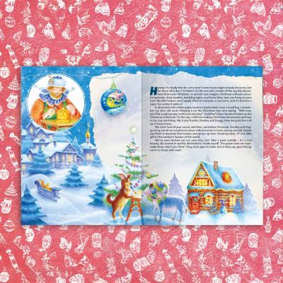 Celebrating Christmas colourful for children