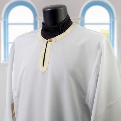 altar server sricharion of gabardine with cross