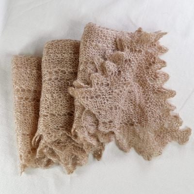 wool light brown scarf