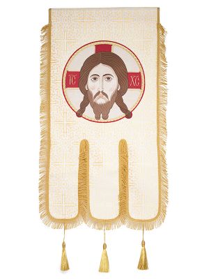 Church Banner (Khorugv) with an Icon of Jesus Christ sh1-101-54