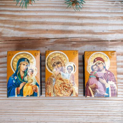 Lacquered Box With an Icon