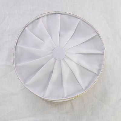 White Serbian Skufia with Embroidery of Cross