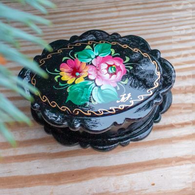 Oval Lacquered Box 