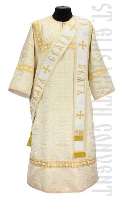 white vestment for a protodeacon