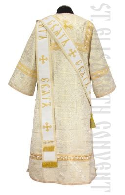 white vestment for a protodeacon