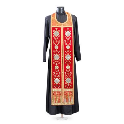 Paschal Priest Vestment with embroidery and Icon of The Christ not made by hand