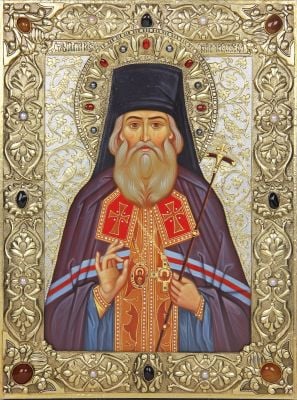 hand-painted icon of St. Ignatius Brianchaninov
