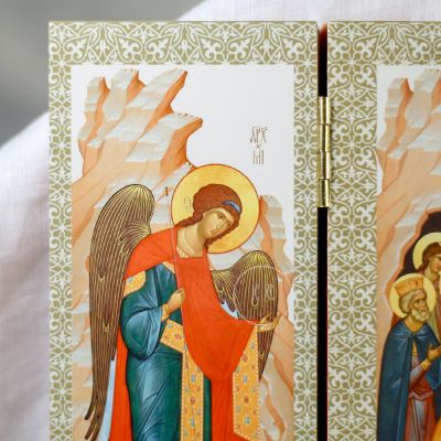 Triptych Icon of the Resurrection of Christ 