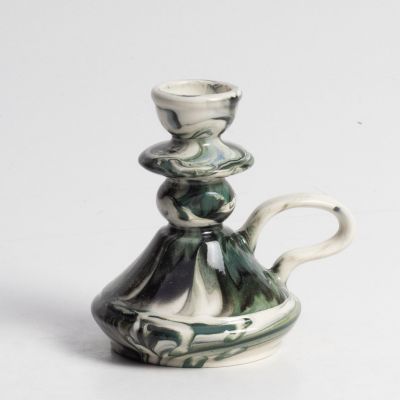 marble candleholder handmade