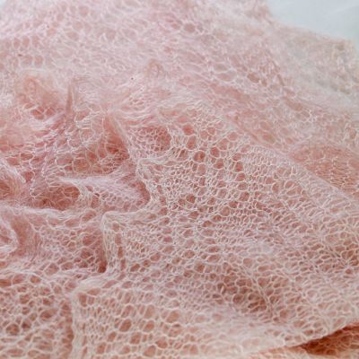 Pink Wool Shawl 
