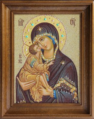 Ground Gemstones Icon Mother of God of the Don