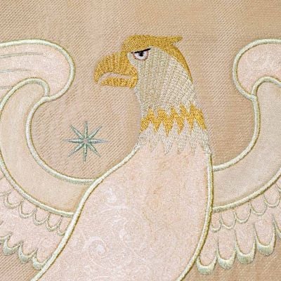 beige Eagle Rug