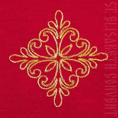 Single Communion Cloth w/Embroidery