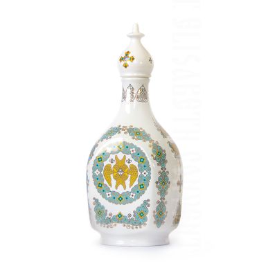 handmade ceramic holy water bottle