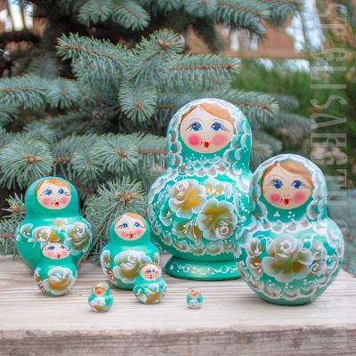 christmas nativity nesting dolls