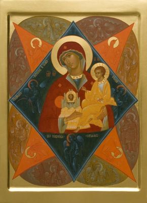 The Unburnt Bush Icon of the Mother of God