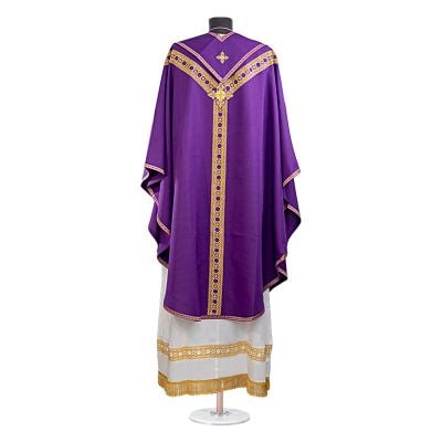 chasuble and a stole with embroidery
