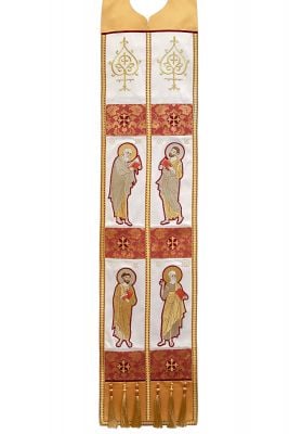 greek-style vestment with holy apostles 
