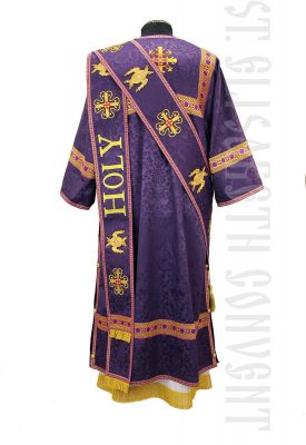 lightweight purple Protodeacon vestment