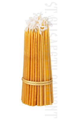 small candles for orthodox church 