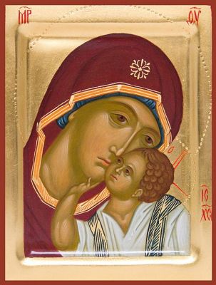 Painted Tenderness Icon of the Mother of God