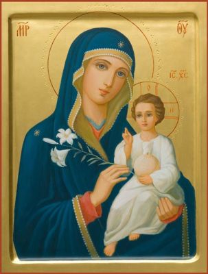 Icon of The Mother of God the Unfading Bloom