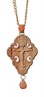Wooden carved panagia