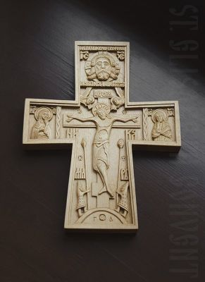 Carved Analogion Cross KD63