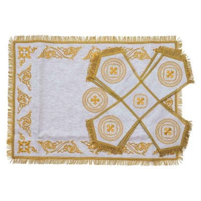 Chalice Covers & Veil with Byzantine Embroidery (silk threads)