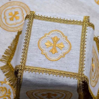 Chalice Covers & Veil with Byzantine Embroidery (silk threads)