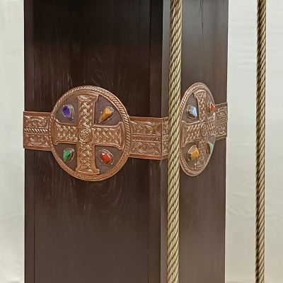 wooden Church donation box 