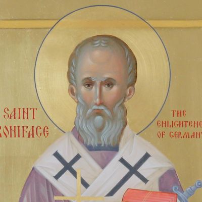 st Boniface Apostle to Germany icon