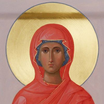 st Lydia the Martyr icon hand-painted