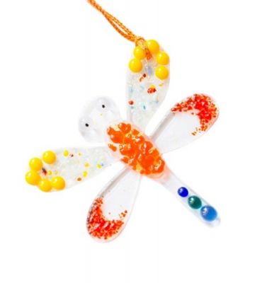glass pendant dragonfly