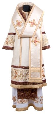 emroidered bishop vestment