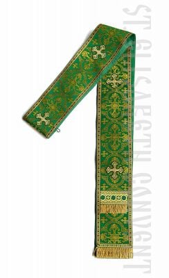 deacon gold orarion and cuffs
