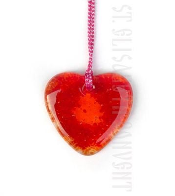 Heart Pendant red