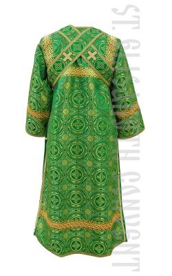 Green Subdeacon Orthodox Vestments Front
