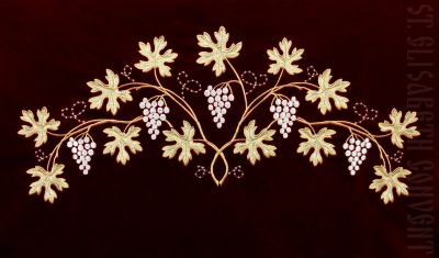 velvet altar curtain for the Royal Door