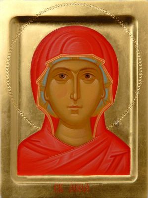  st. ann the prophetess iconography
