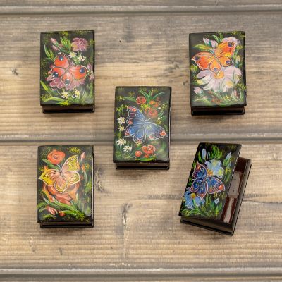 Lacquer Box With a Butterfly