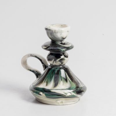 marble candleholder handmade