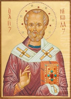 st nicholas the wonderworker icon