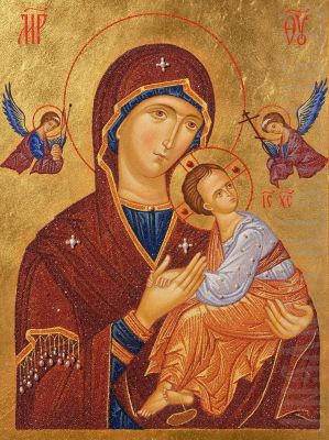 icon from gems - Icon of The Mother of God of the Passion