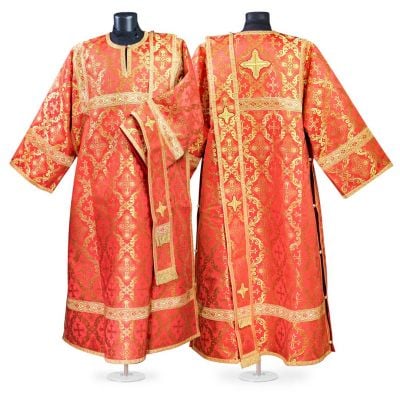 Brocade deacon Vestment with orarion